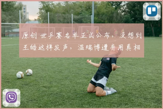 原创 世乒赛名单正式公布，没想到王皓这样发声，温瑞博遭弃用真相曝光